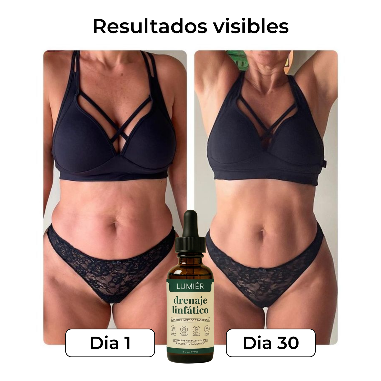 Gotas drenaje linfático LUMIÉR™ | Volvé a mirarte y reconocerte