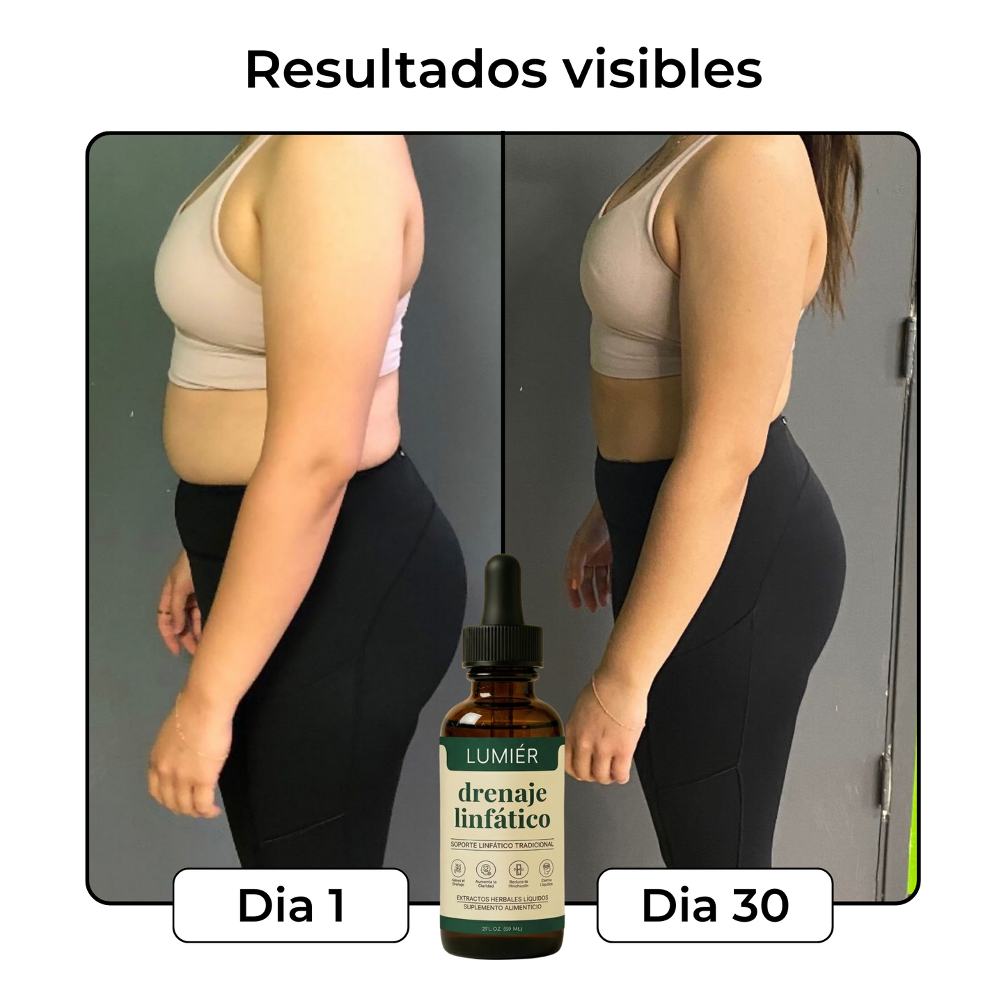 Gotas drenaje linfático LUMIÉR™ | Volvé a mirarte y reconocerte