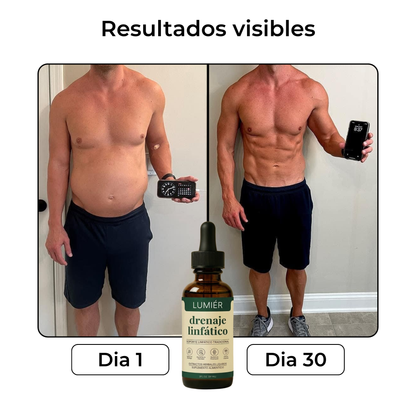 Gotas drenaje linfático LUMIÉR™ | Volvé a mirarte y reconocerte hombres