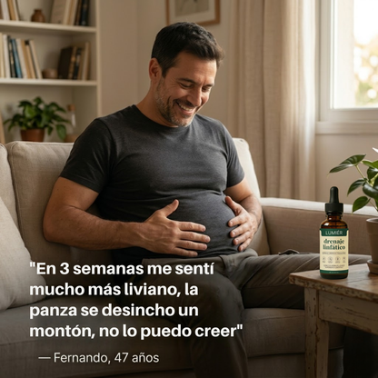 Gotas drenaje linfático LUMIÉR™ | Volvé a mirarte y reconocerte hombres